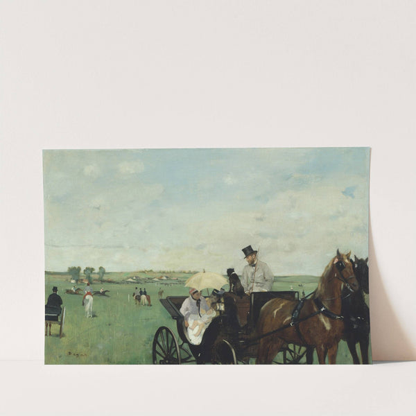 At The Races In The Countryside (1869) by Edgar Degas