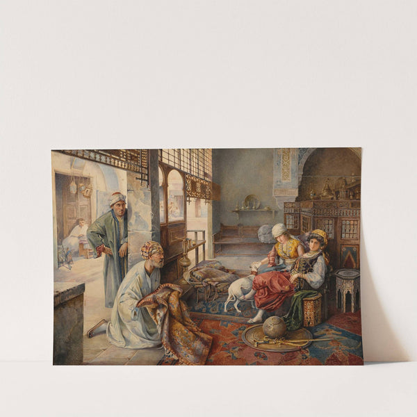 At the rug seller's shop by Tito Della Fralte