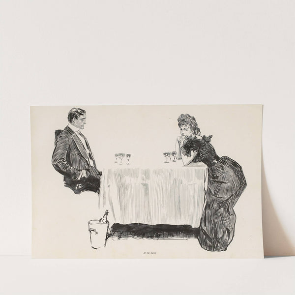 At the Savoy (1897) by Charles Dana Gibson