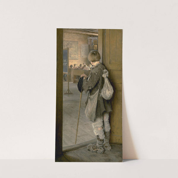 At the School Door by Nikolai Bogdanov-Belsky