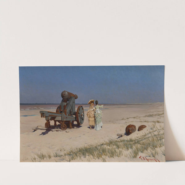 At the Seashore by Frederik Hendrik Kaemmerer