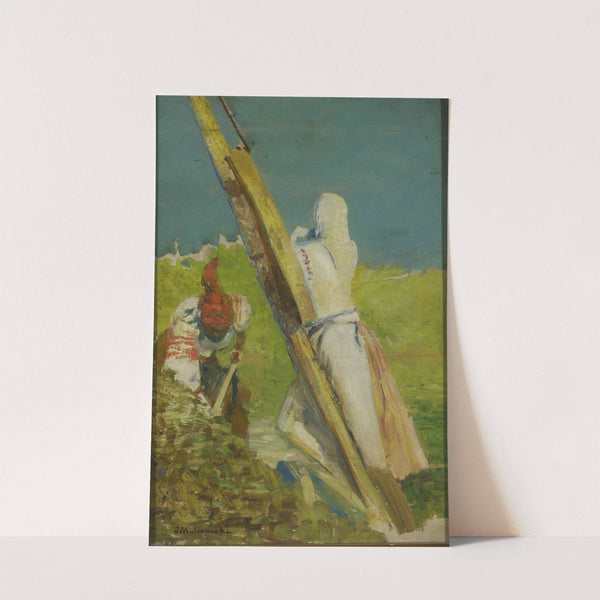 At the shadoof by Jacek Malczewski