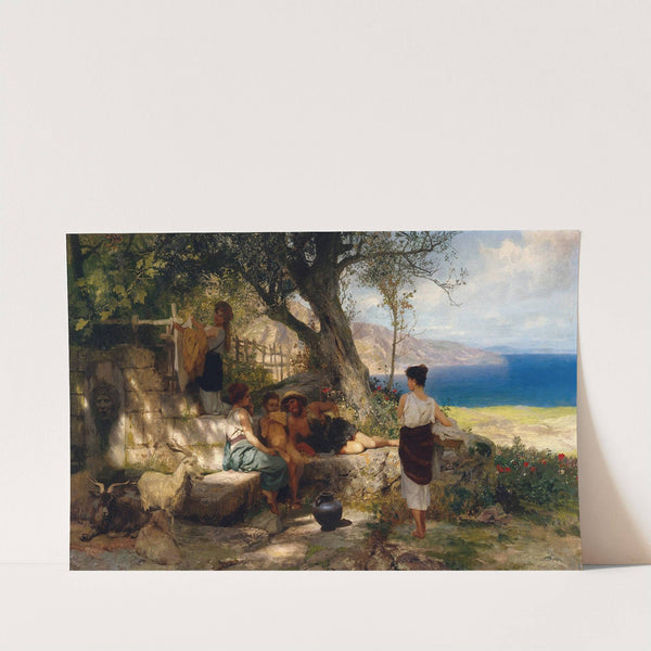 At the spring well by Henryk Siemiradzki