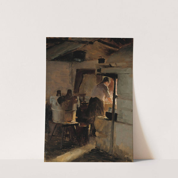 At the stove (1884) by Albert Edelfelt