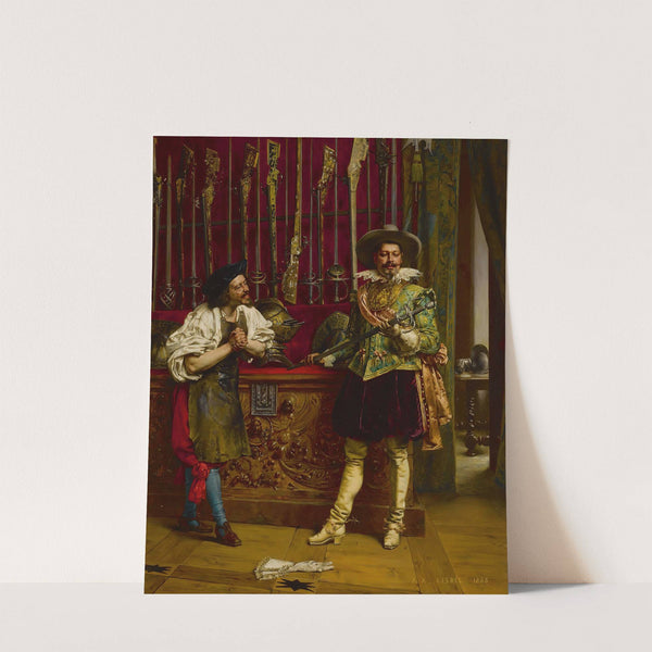 At The Swordsmith’s (1888) by Adolphe-Alexandre Lesrel