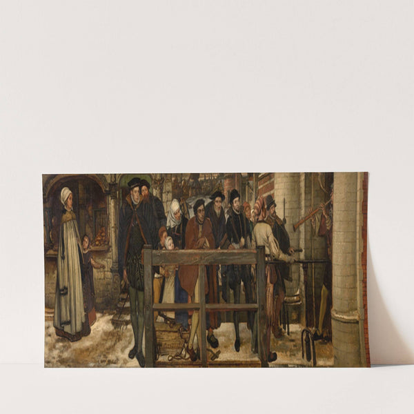 At the Town Gate (1856) by Jan August Hendrik Leys