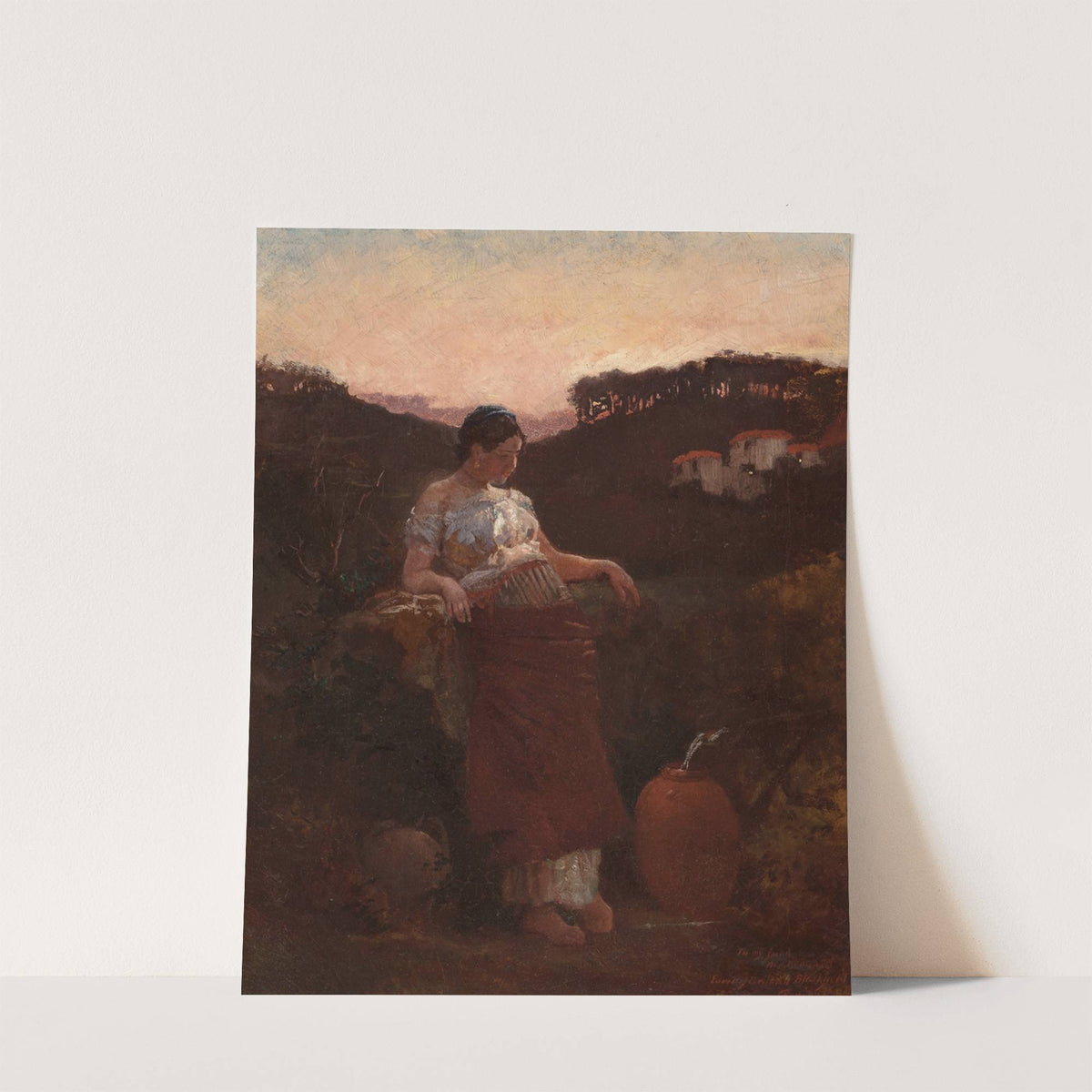 At the Well (circa 1867-81) by Edwin Howland Blashfield