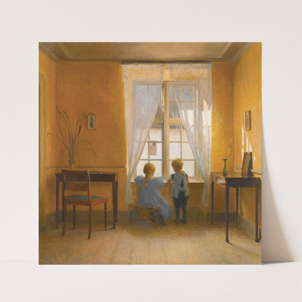 At The Window by Peter Ilsted