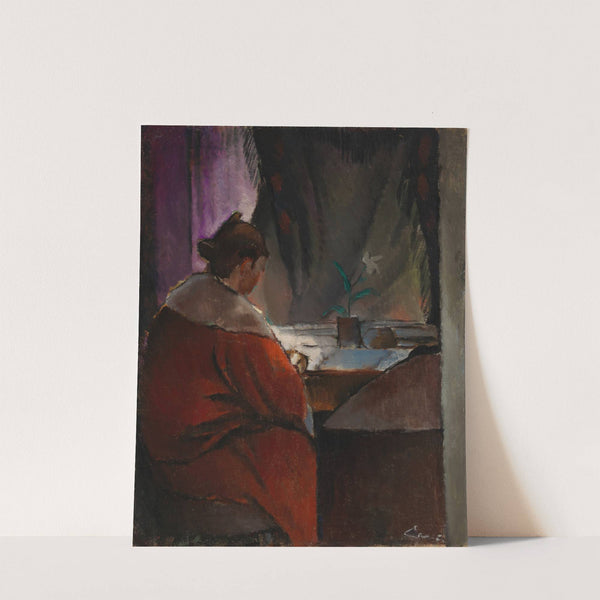 At the window by Alvar Cawén