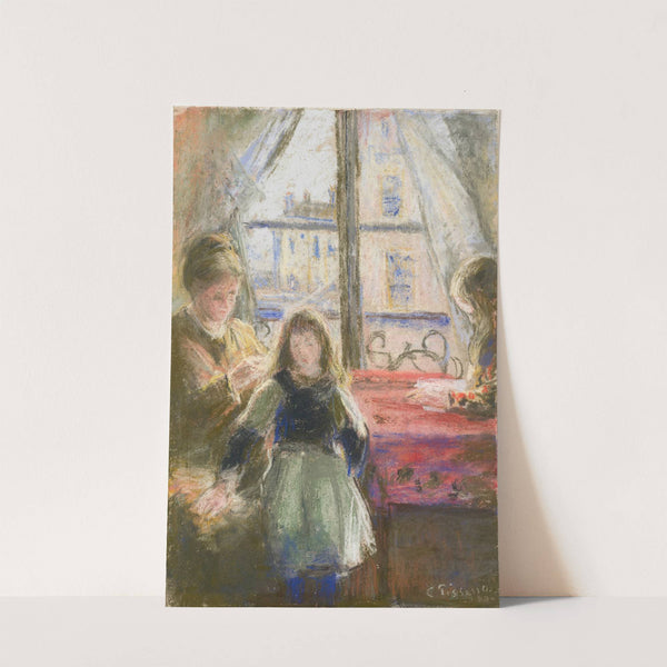 At the Window, rue des Trois Frères (1878–79) by Camille Pissarro