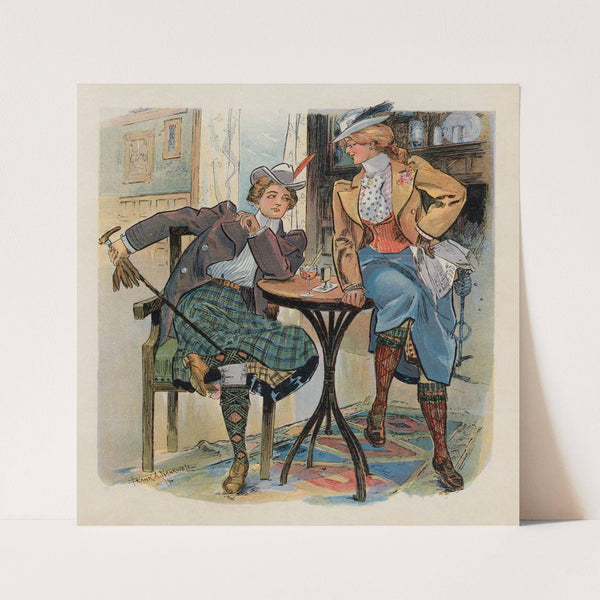 At the woman’s club (1899) by Frank Arthur Nankivell