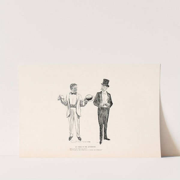 At three in the afternoon (1896) by Charles Dana Gibson