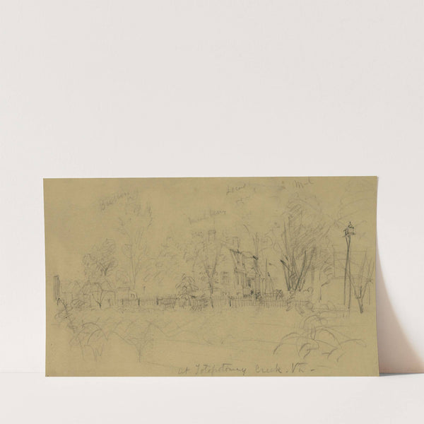 At Totopotomay Creek, Va. (1864) by Alfred Rudolph Waud