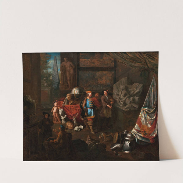 Atelier of a Sculptor (circa 1713) by Balthasar Van Den Bossche