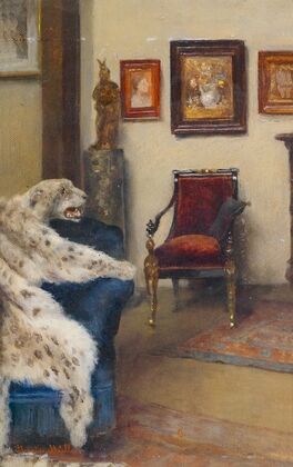 Atelierinterieur Marie Müller in der Wiener Akademie