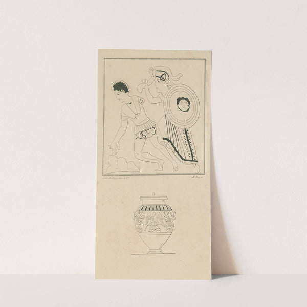 Athena battling a giant (1844-1861) by A. Rey