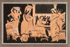 Athena bei der mit Webereien beschäftigten Penelope (ca. 1832)