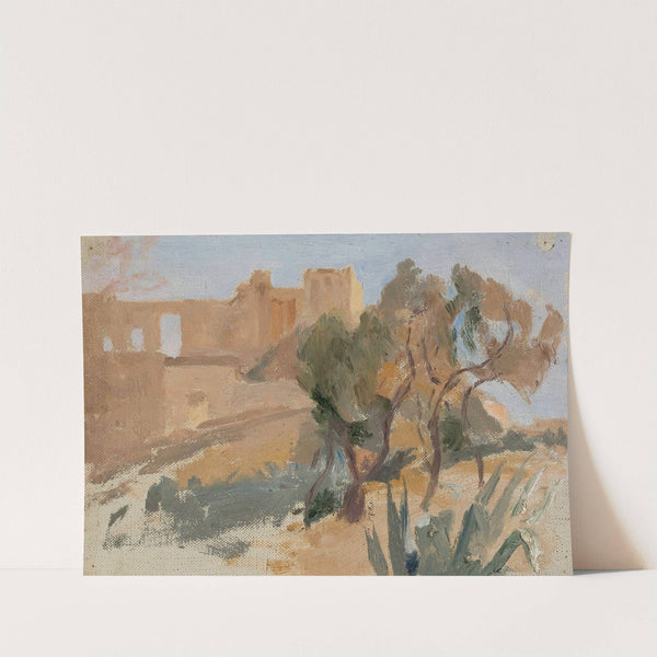 Athens – The Propylaea on the Acropolis. From the journey to Greece by Jan Ciągliński