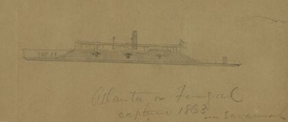 Atlanta or Fingal captured 1863 in Savannah