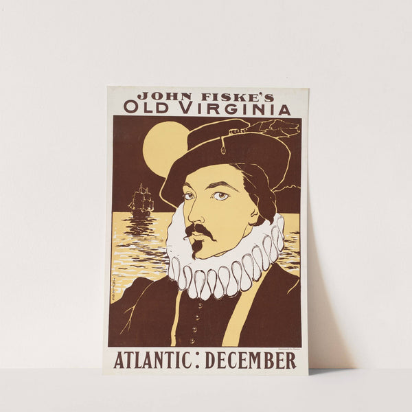 Atlantic: December. John Fiske’s old Virginia (1895) by James Montgomery Flagg