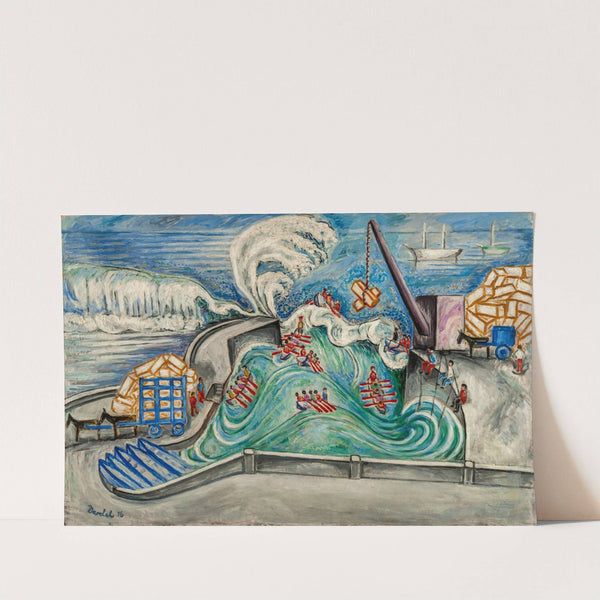 Atlantic Port by Nils von Dardel