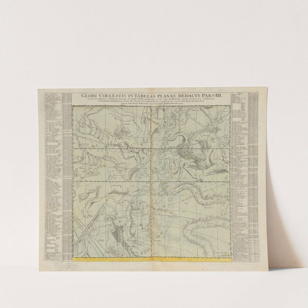 Atlas Coelestis Pl.22 (1742) by Johann Gabriel Doppelmayr