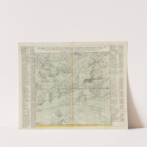 Atlas Coelestis Pl.23 (1742) by Johann Gabriel Doppelmayr