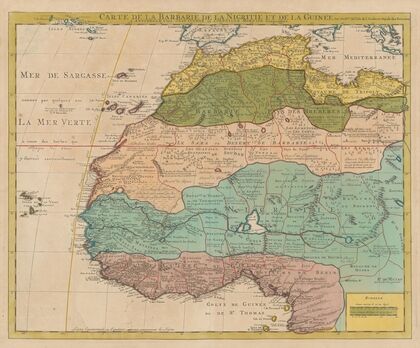 Atlas nouveau, contenant toutes les parties su Monde Pl.108 (1758)