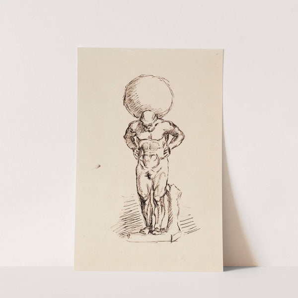 Atlas -veistos by Helene Schjerfbeck