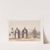 Atmaram, Prime Minister of the chief of Koondooz; Naib Mahomed Shureef; Gholam Mahomed, Barukzye; Jan Fishan Khan, Pergamee (1843) by James Atkinson