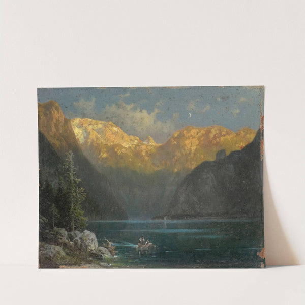 Atmosphere at the Königssee by Ludwig Sckell