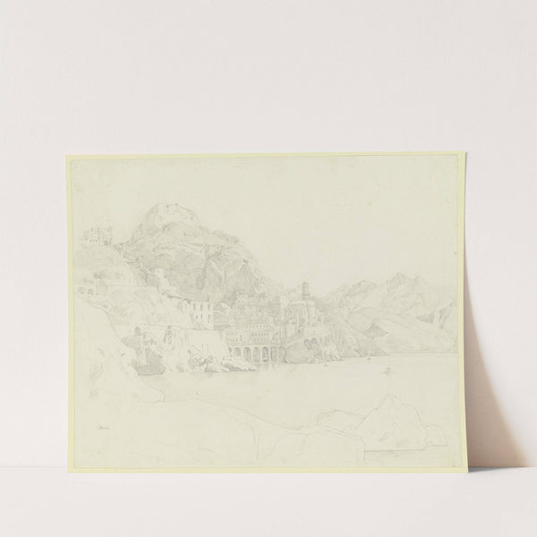 Atrani an der Amalfiküste (1832) by Eduard von Steinle