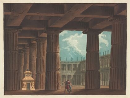 Atrio contiguo alla reggia di Ceruone (1812) — size preview