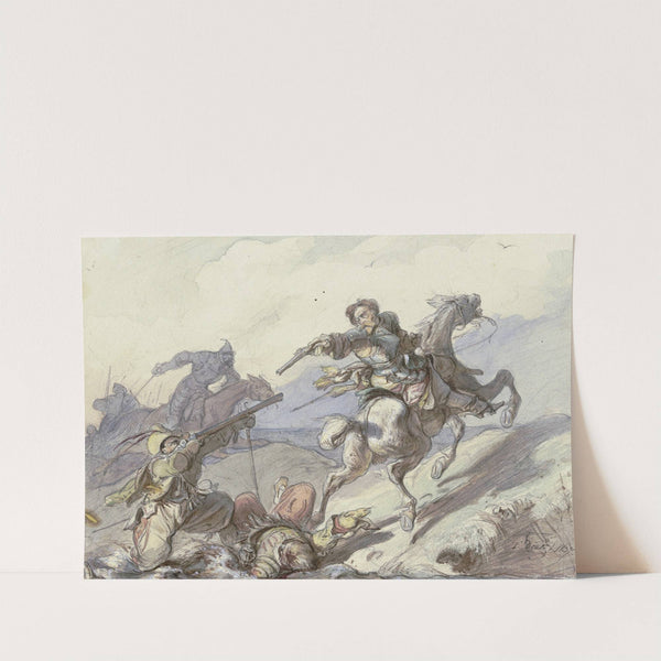 Attack on knights by Friedrich Dietz