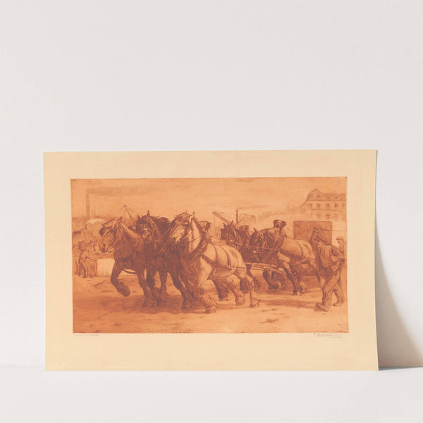 Attelage by Constant Eugène de Busschere