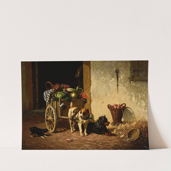 Attelage de chiens by Charles Thomas