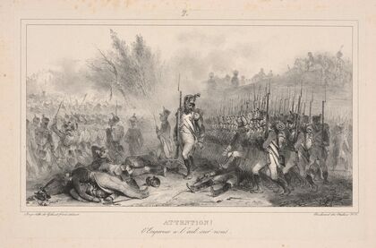 Attention! L’empereur a l’oeil sur nous. (Caution! The Emperor has his eye on us) (1832)
