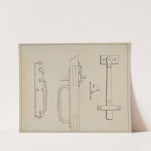 Attic Door Latch by James M. Lawson