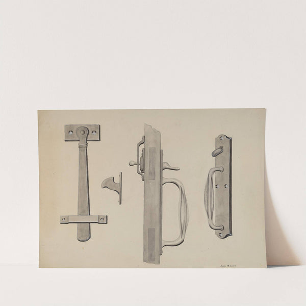 Attic Door Latch by James M. Lawson