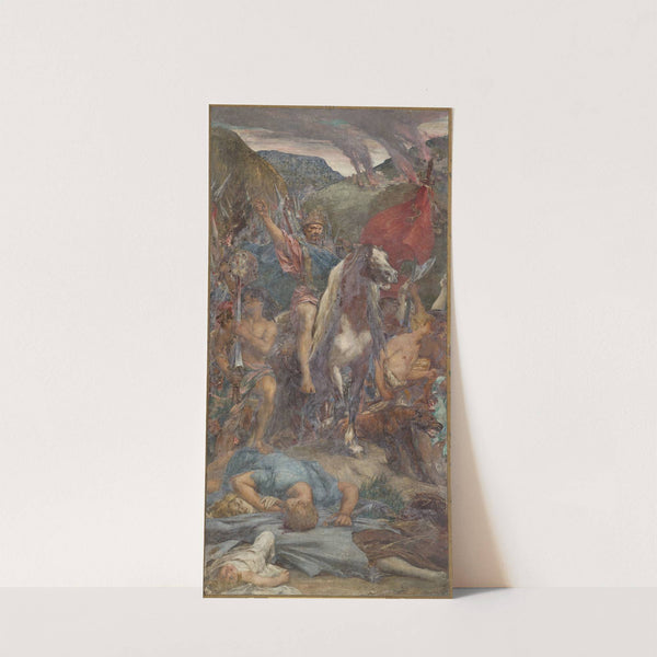 Attila et son armée en marche sur Paris (1874-1891) by Jules Elie Delaunay