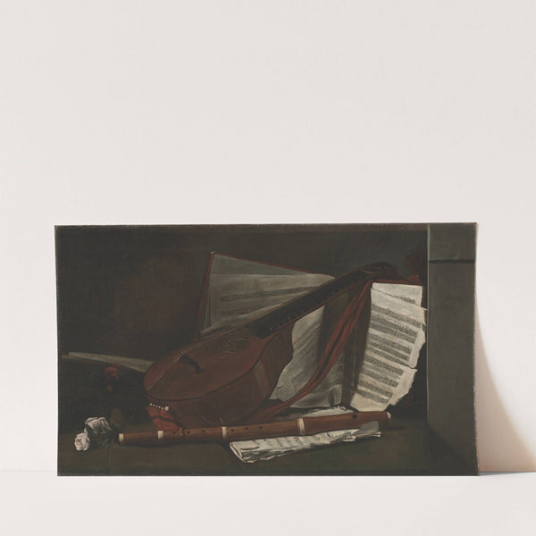 Attributes of Music (1863) by François Bonvin