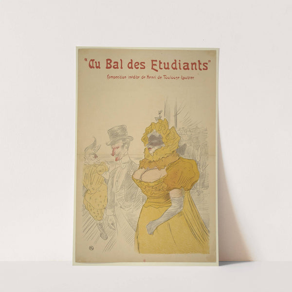 Au bal des étudiants (1900) by Henri de Toulouse-Lautrec