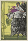 Au bal noir et blanc ; Manteau du soir