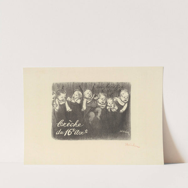 Au bénéfice de la Crèche du 16e arr.t (1895) by Théophile Alexandre Steinlen