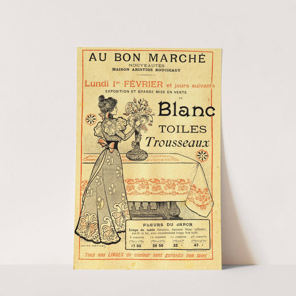 Au Bon Marché – Blanc by Lucien Metivet