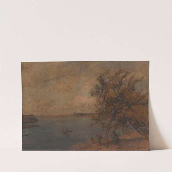 Au bord de la mer (19th century) by Auguste Louis Lepère