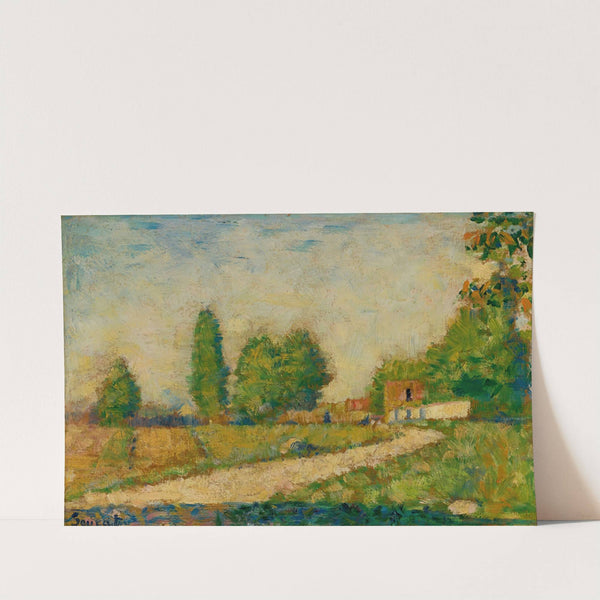 Au Bord Du Village by Georges Seurat