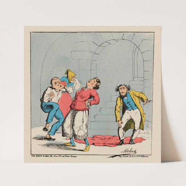 Comment, Mylord remonte (1870-1871) by Moloch (Alphonse Hector Colomb)