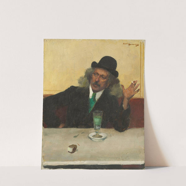 Au café by André Victor Édouard Devambez