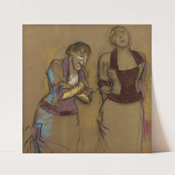 Au Café-Concert, Deux Chanteuses by Edgar Degas